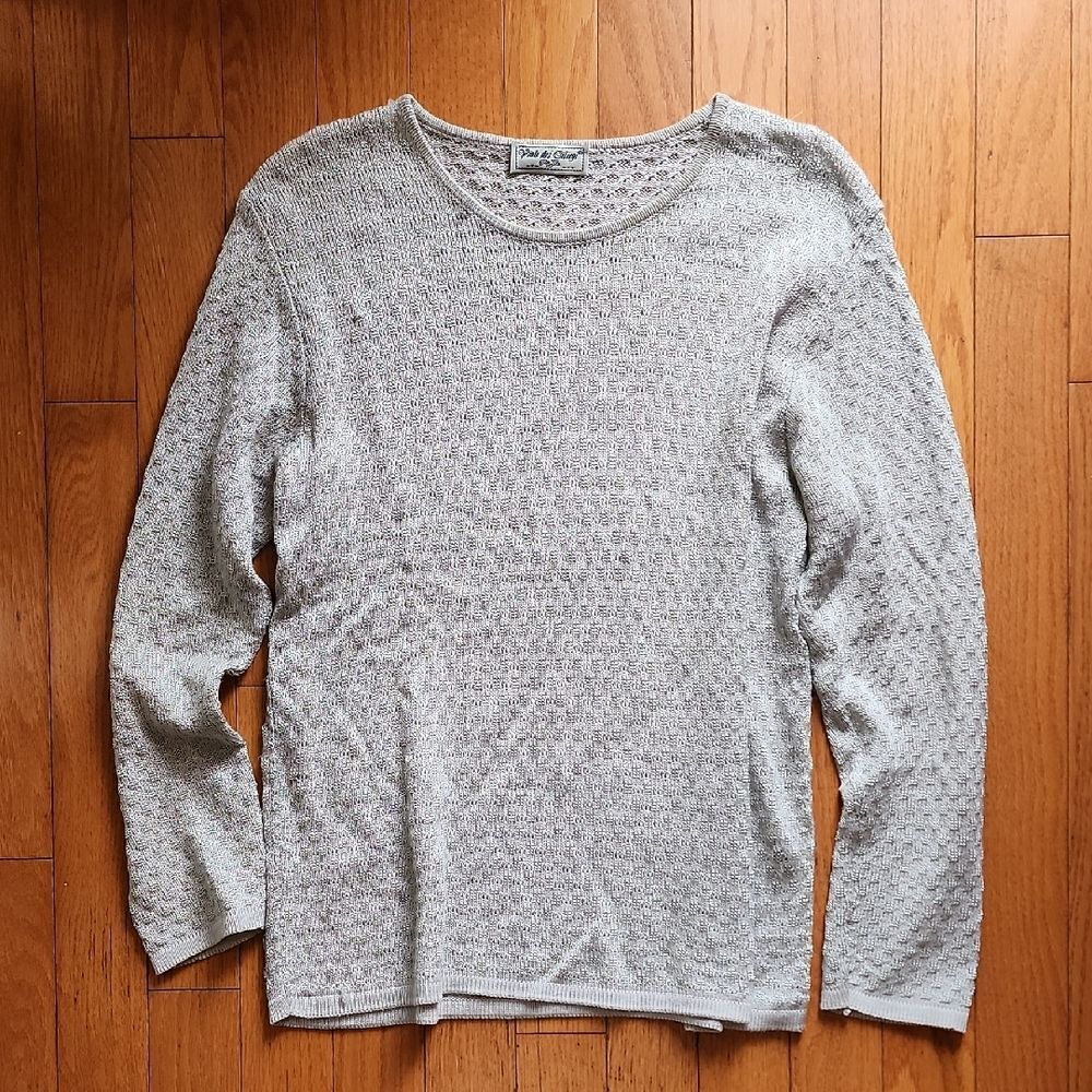 Women's Gray Crew Neck Sweater- Women's Size Medium